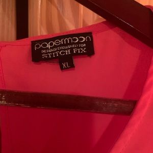 Coral/Pink dress top.